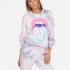Lauren Moshi Long Sleeve Anissa Tie Dye Tongue