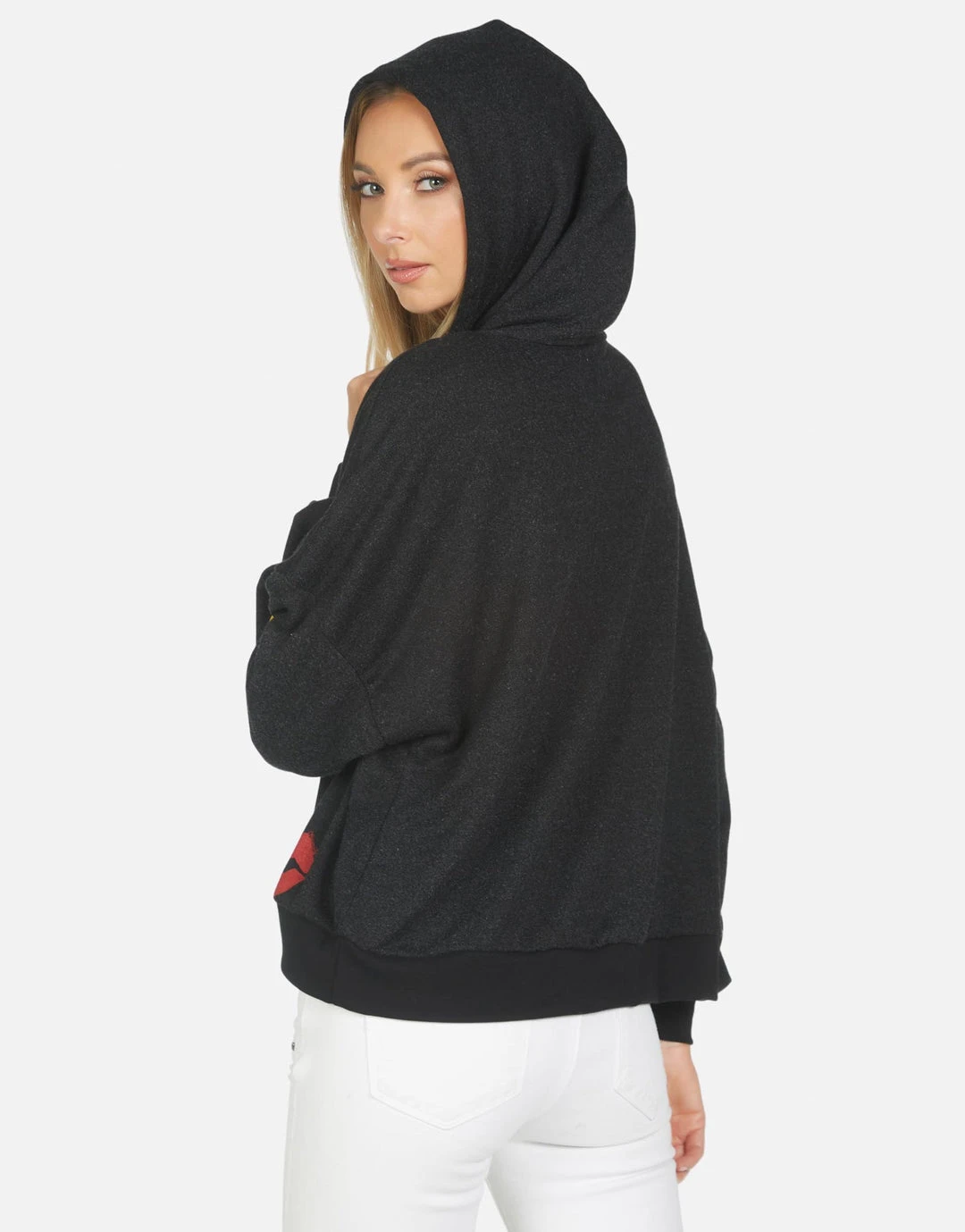 Lauren Moshi Hoodies Anissa Peace Love Stripe