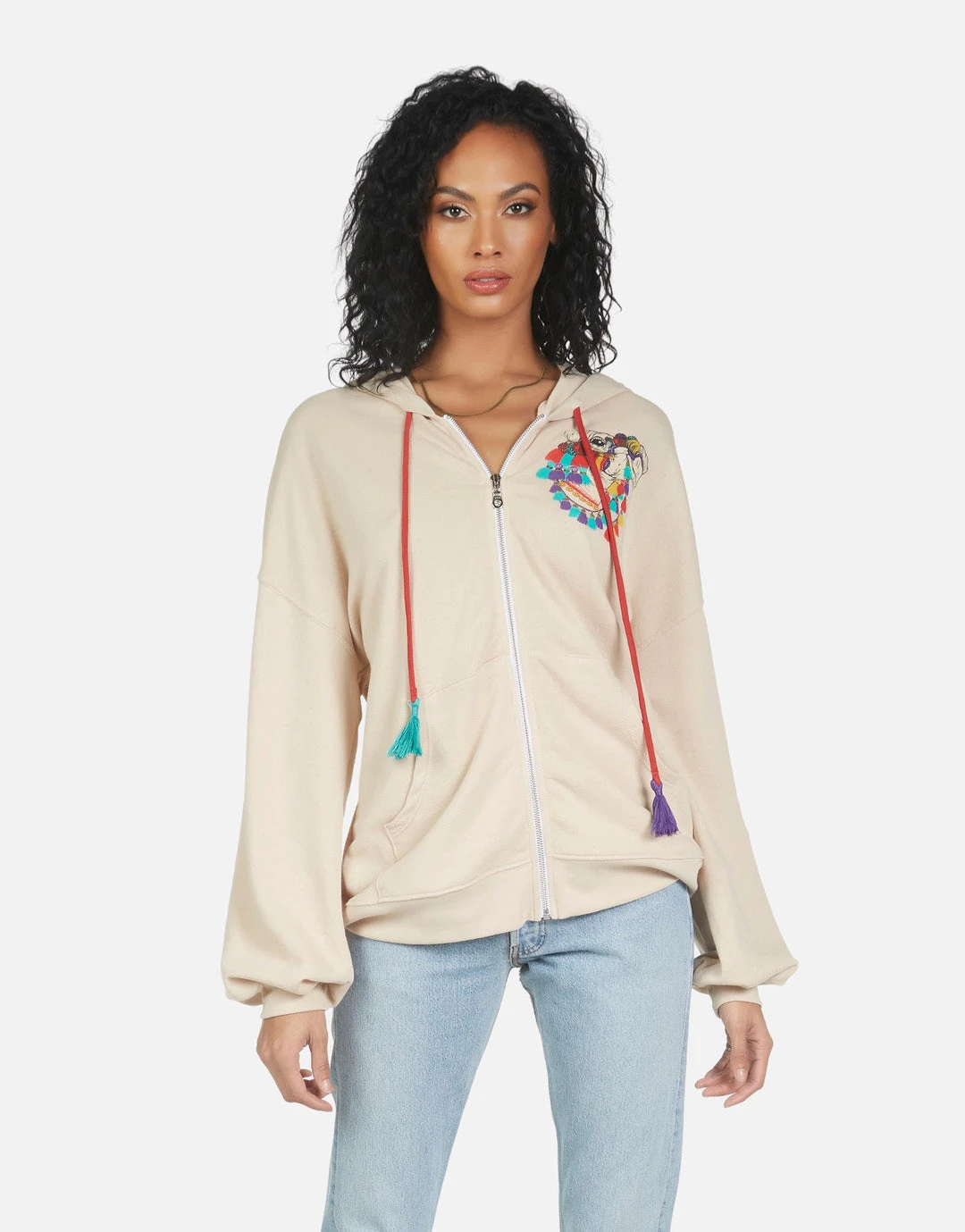 Lauren Moshi Aisha Peace Love Camel Hoodies