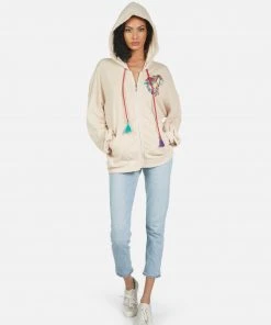 Lauren Moshi Aisha Peace Love Camel Hoodies