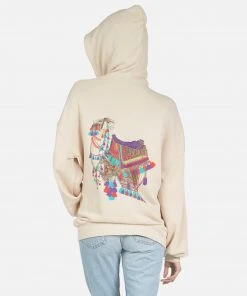 Lauren Moshi Aisha Peace Love Camel Hoodies