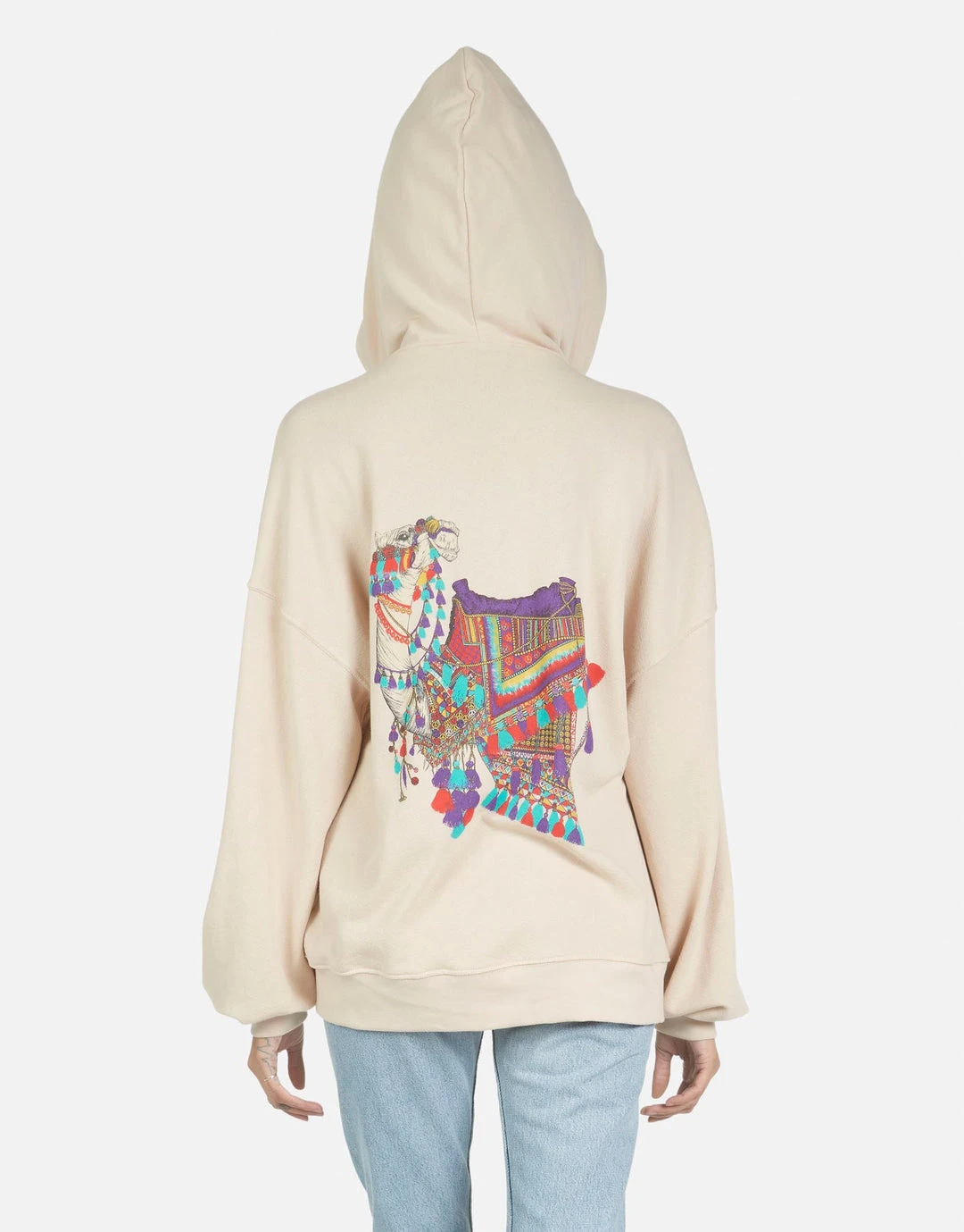 Lauren Moshi Aisha Peace Love Camel Hoodies