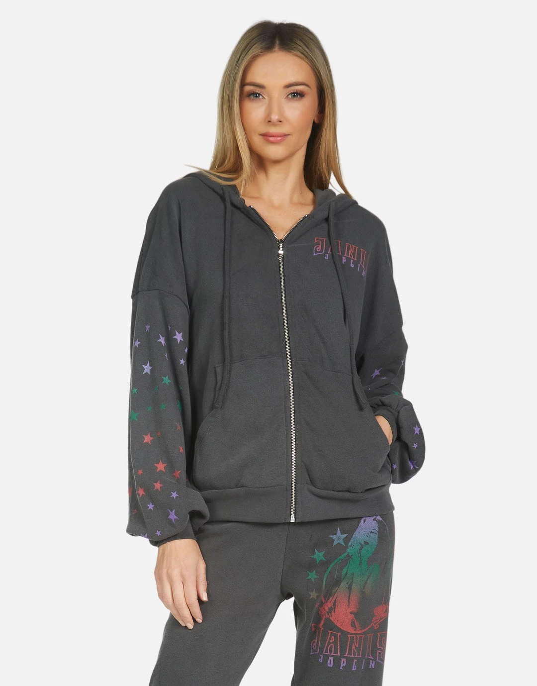 Lauren Moshi Hoodies Kaliyah Janis Joplin