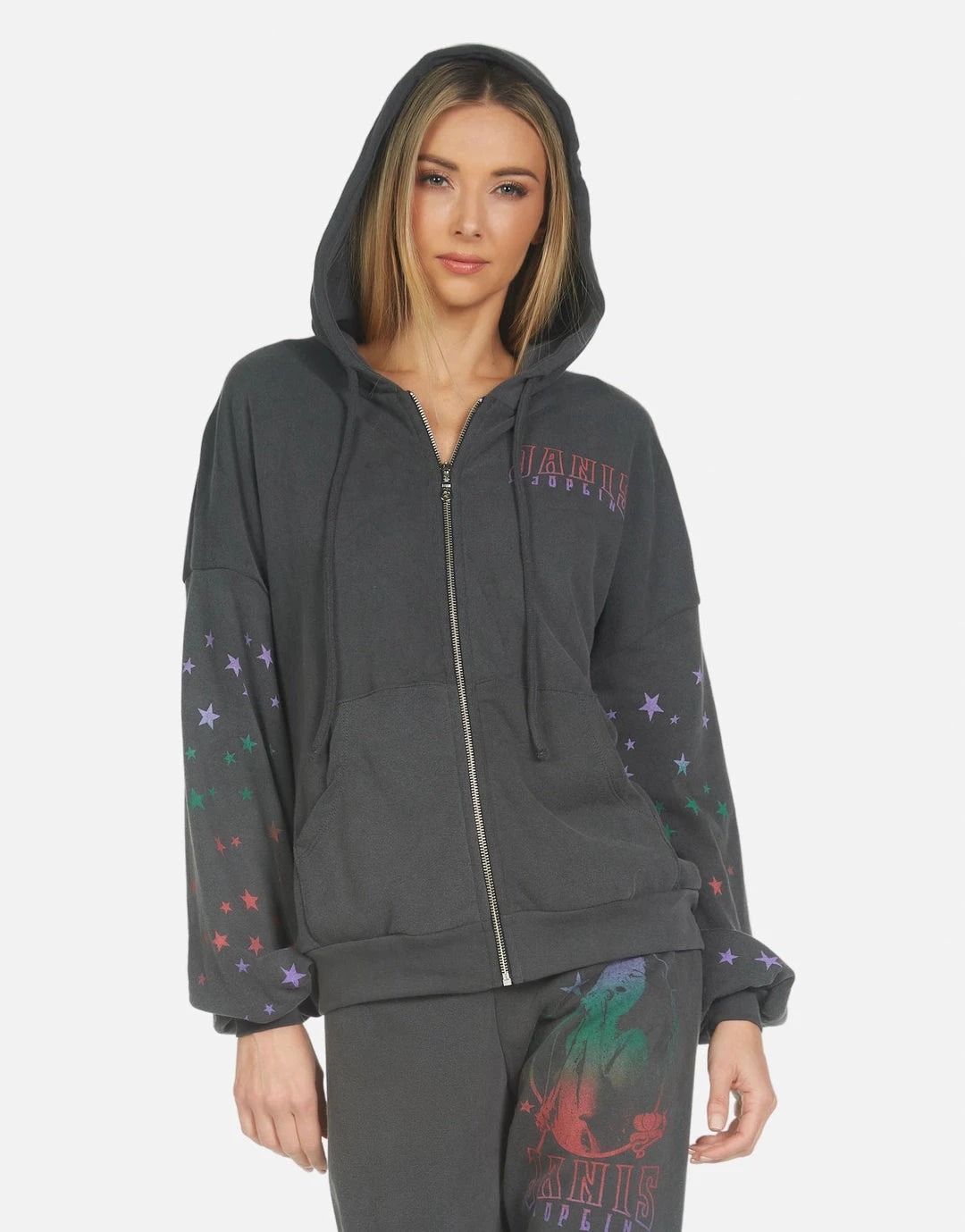 Lauren Moshi Hoodies Kaliyah Janis Joplin