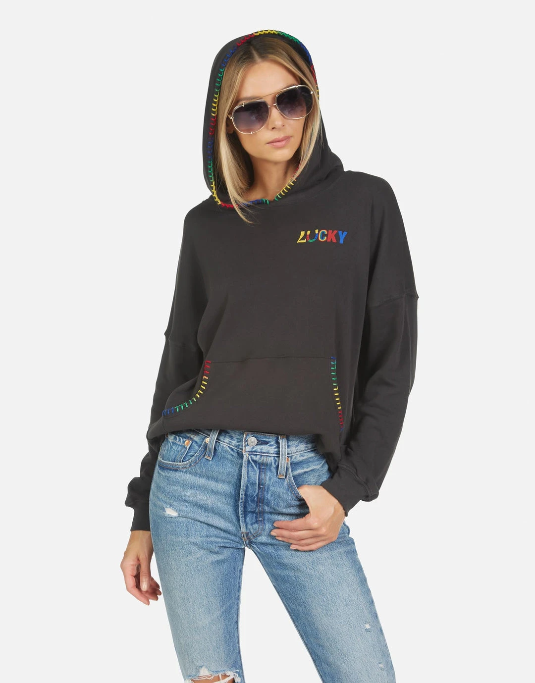 Lauren Moshi Raya Lucky Happy Face Long Sleeve