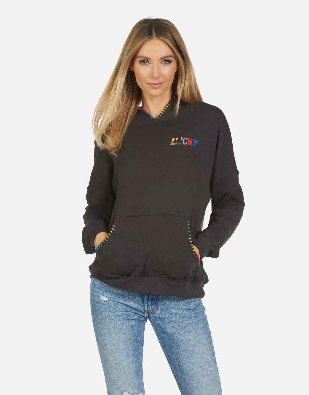 Lauren Moshi Raya Lucky Happy Face Long Sleeve