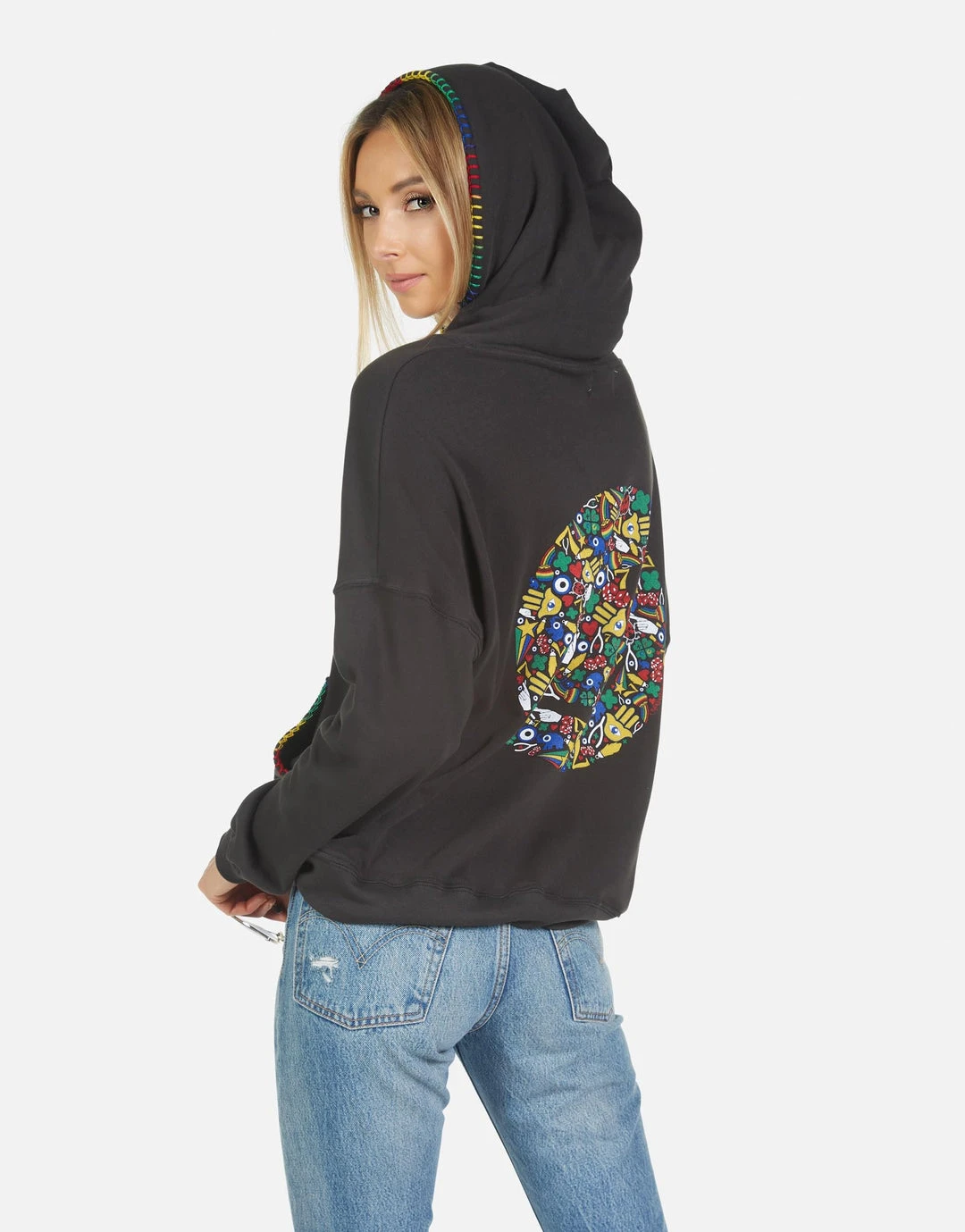 Lauren Moshi Raya Lucky Happy Face Long Sleeve