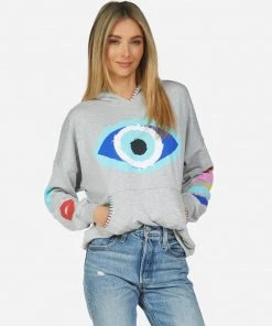 Lauren Moshi Raya Painted Evil Eye Tops