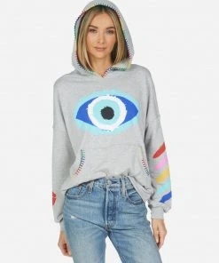 Lauren Moshi Raya Painted Evil Eye Tops
