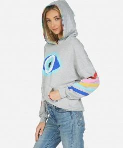 Lauren Moshi Raya Painted Evil Eye Tops