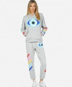 Lauren Moshi Raya Painted Evil Eye Tops