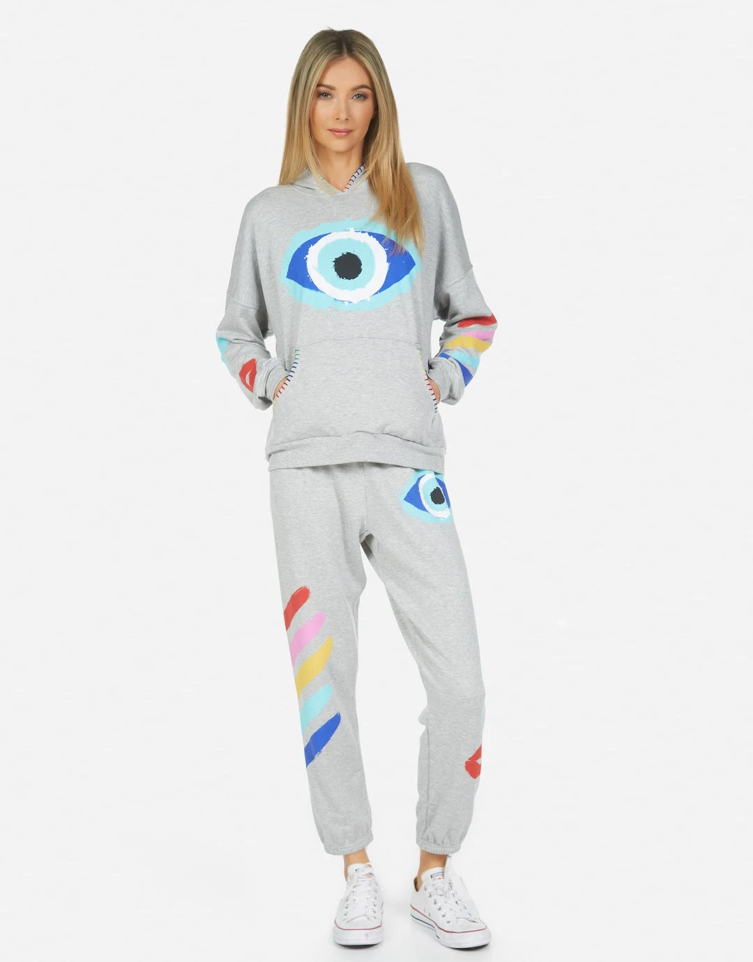 Lauren Moshi Raya Painted Evil Eye Tops