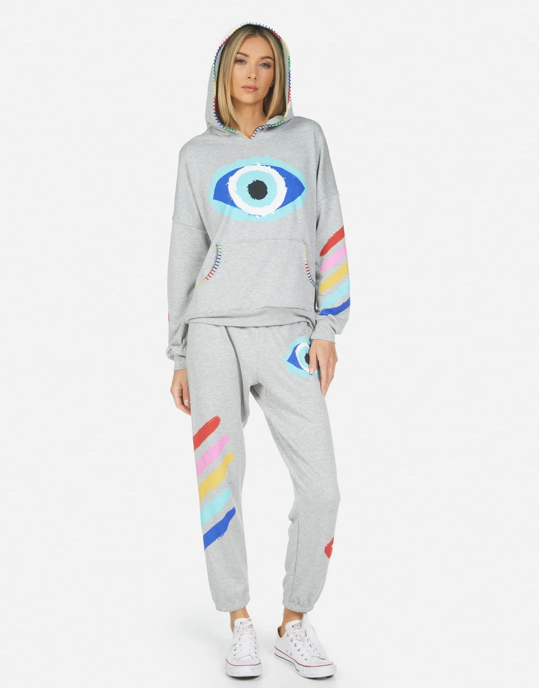 Lauren Moshi Raya Painted Evil Eye Tops