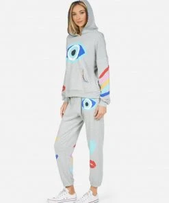 Lauren Moshi Raya Painted Evil Eye Tops