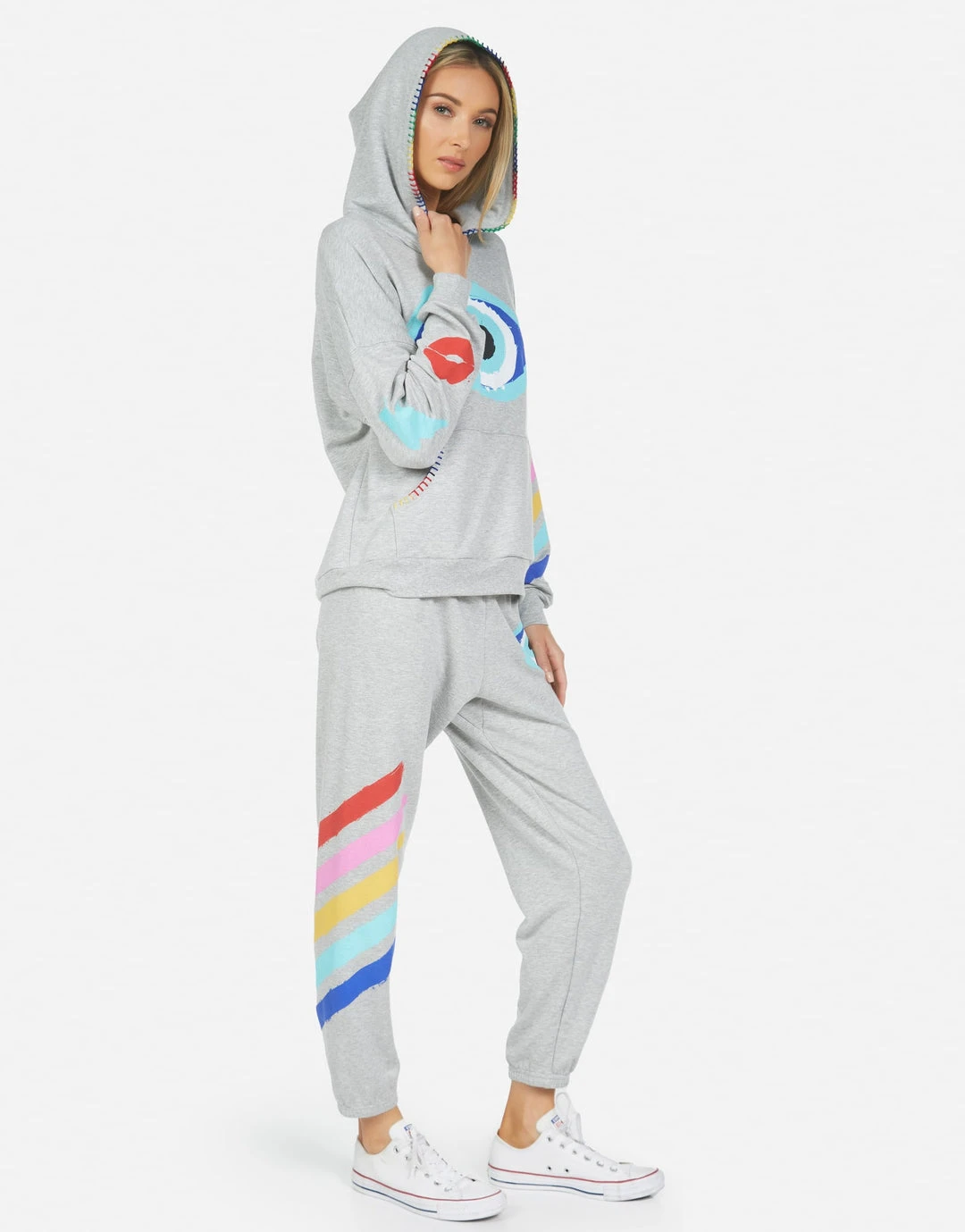 Lauren Moshi Raya Painted Evil Eye Tops