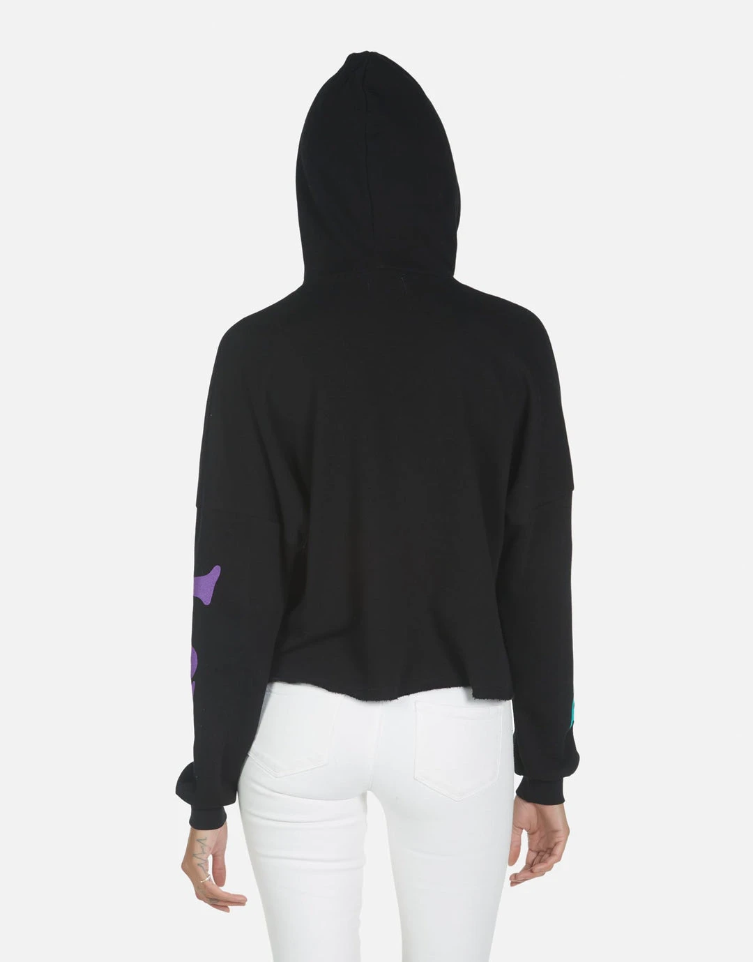 Lauren Moshi Hoodies Cambry Peace Love Camel