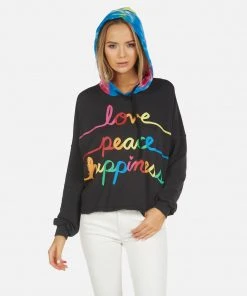 Lauren Moshi Tabitha Love Peace Happiness Long Sleeve