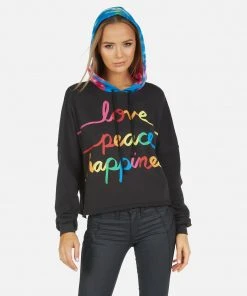Lauren Moshi Tabitha Love Peace Happiness Long Sleeve