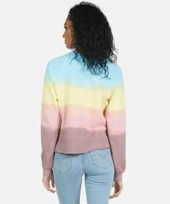 Lauren Moshi Long Sleeve Meredith Text Happy Face