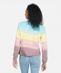 Lauren Moshi Long Sleeve Meredith Text Happy Face