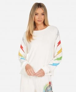 Lauren Moshi Meredith Lightning Zebra NEW