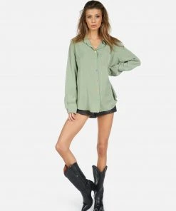 Lauren Moshi Long Sleeve Pilar Rainbow Heart