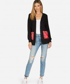 Lauren Moshi Sweaters Ingrid Bandana Lip