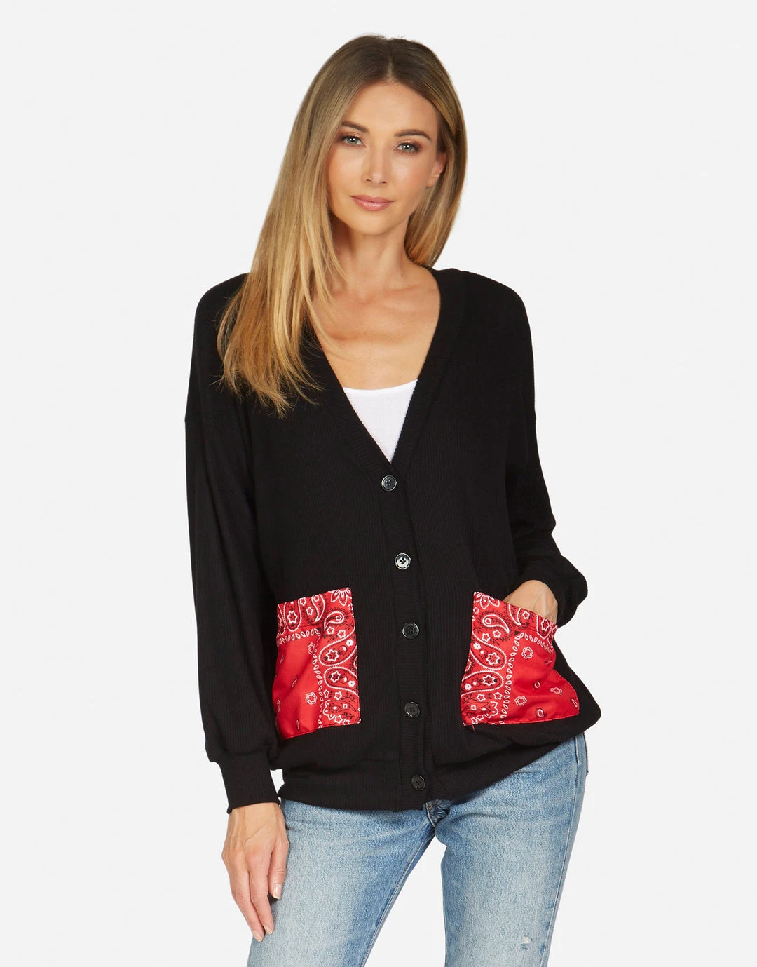 Lauren Moshi Sweaters Ingrid Bandana Lip