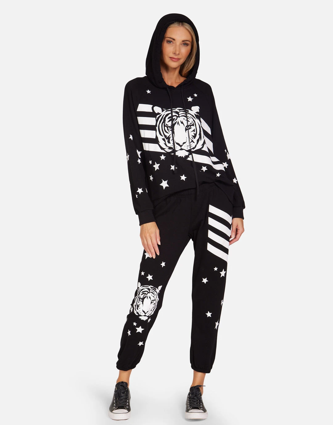 Lauren Moshi NEW Danae Tiger Stars & Stripes