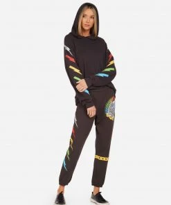 Lauren Moshi NEW Theodora Lightning Zebra