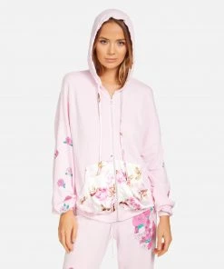 Lauren Moshi Roma Pink Rose Skull NEW