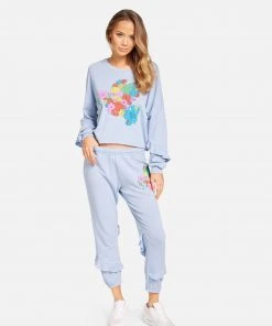 Lauren Moshi NEW Chevelle Floral Dove