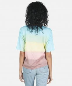 Lauren Moshi Short Sleeve Barbie Text Happy Face