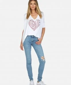 Lauren Moshi Long Sleeve Eva Love Heart