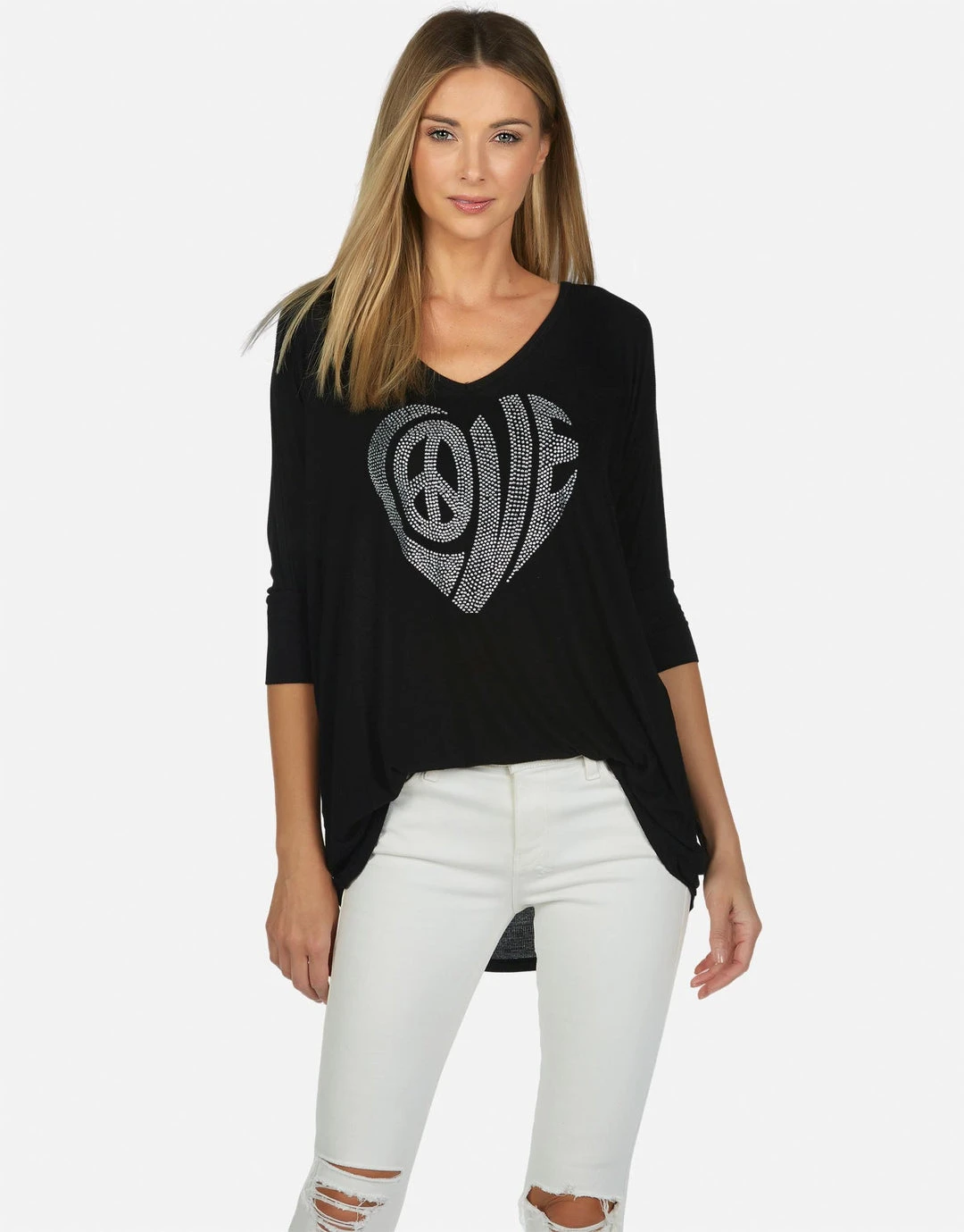 Lauren Moshi X Long Sleeve Eva X Love Heart