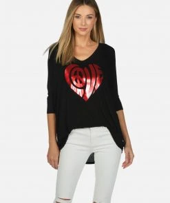 Lauren Moshi X Long Sleeve Eva X Love Heart
