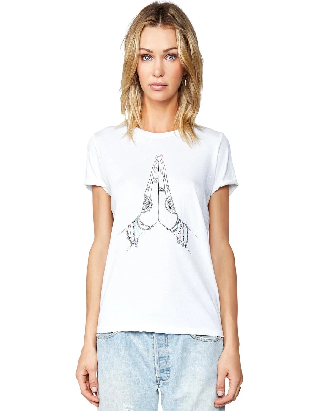 Lauren Moshi Edda Prayer Hands Short Sleeve