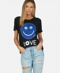 Lauren Moshi Short Sleeve Edda Evil Eye Happyface