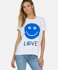 Lauren Moshi Short Sleeve Edda Evil Eye Happyface