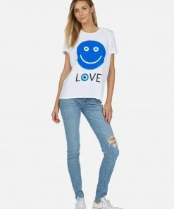Lauren Moshi Short Sleeve Edda Evil Eye Happyface