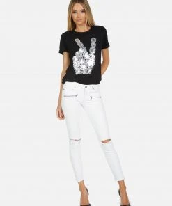 Lauren Moshi Edda Diamond Peace Short Sleeve