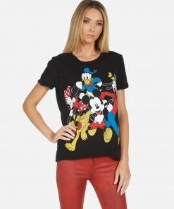 Lauren Moshi Short Sleeve Edda Mickey Crew