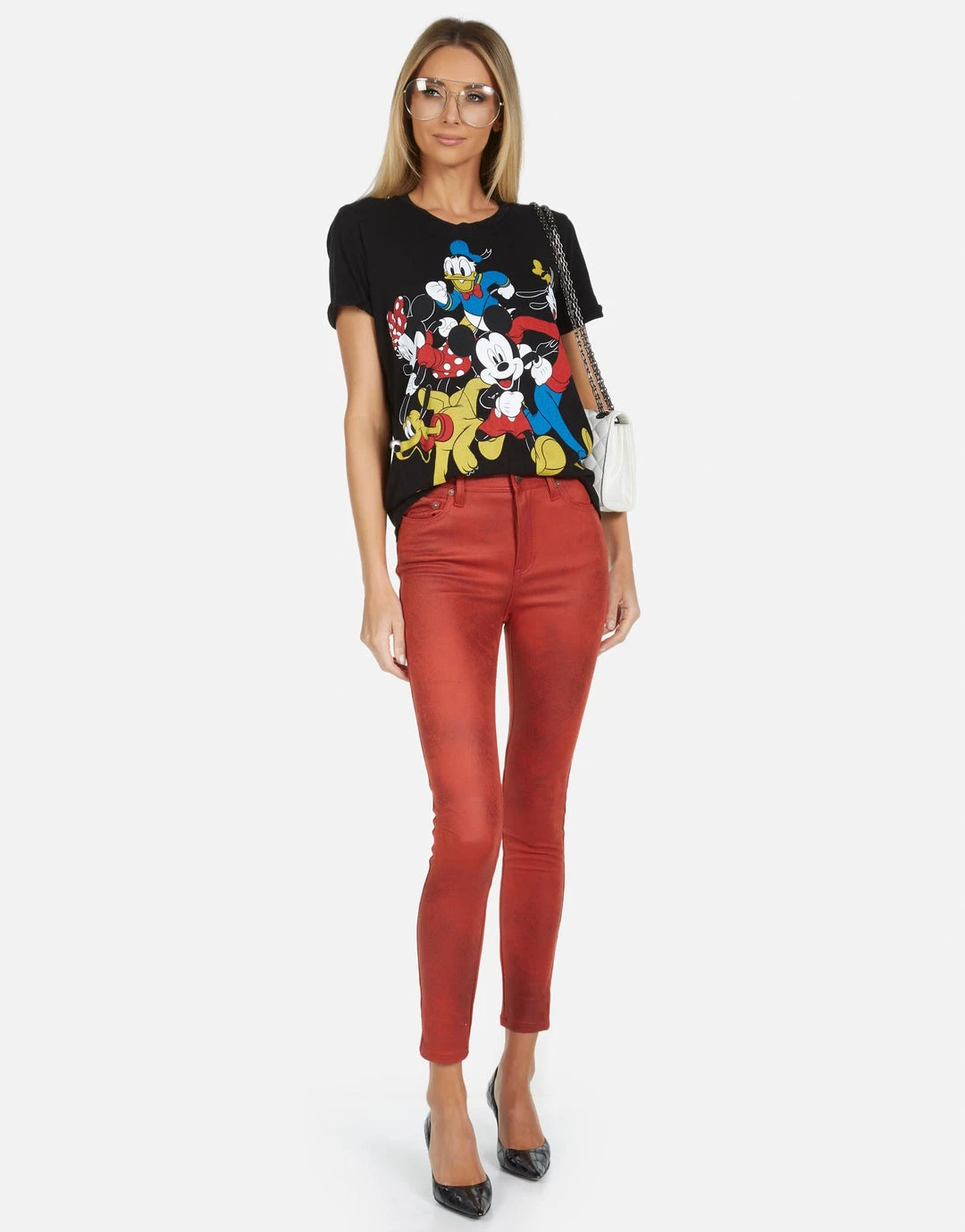 Lauren Moshi Short Sleeve Edda Mickey Crew