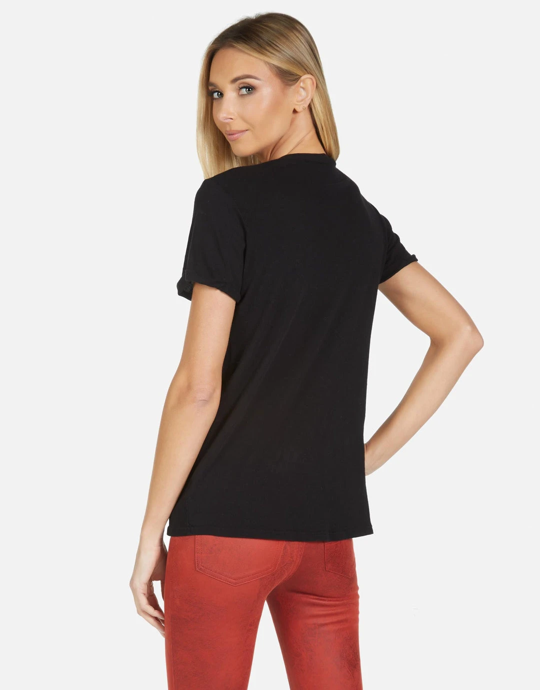 Lauren Moshi Short Sleeve Edda Mickey Crew