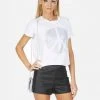 Lauren Moshi Edda Crystal Peace Short Sleeve