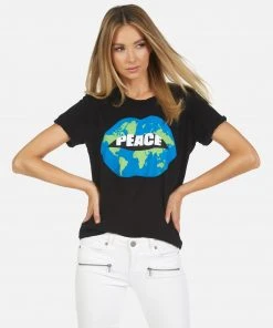 Lauren Moshi Edda Worlds Peace Lips Short Sleeve