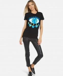 Lauren Moshi Edda Worlds Peace Lips Short Sleeve