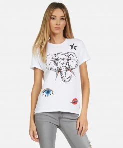 Lauren Moshi Short Sleeve Edda Elephant Elements
