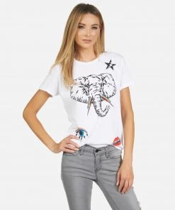 Lauren Moshi Short Sleeve Edda Elephant Elements