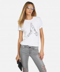 Lauren Moshi Short Sleeve Edda Prayer Hands